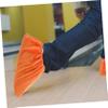 BIUDECO 2pairs Bowling Shoe Covers Lint Overshoes Youth Bowling Footwear Sports Accessory Adults Protector Indoor Overshoes Golden view 4