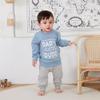 Brvxia Toddler Baby Boy Clothes Set Letter Print Long Sleeve Sweatshirt Pullover Casual Pants 2Pcs Winter Outfits (Blue, 2-3T) view 2