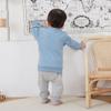 Brvxia Toddler Baby Boy Clothes Set Letter Print Long Sleeve Sweatshirt Pullover Casual Pants 2Pcs Winter Outfits (Blue, 2-3T) view 4