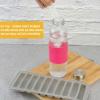 Zukro 18 oz Glass Water Bottles with Lids, 3 Pack Leak Proof Juice Bottles With Stainless Steel Cap for Juicing, Smoothie, Reusable Clear Drinking Jar with Silicone Sleeve for Homemade Beverages view 4