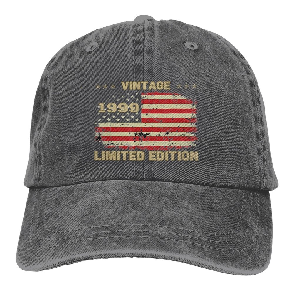 25th Birthday Gifts Vintage 1999 Hat Men Est 1999 25th Birthday Gifts for Women Trucker Hat Dad Mom Baseball Cap Deep Heather