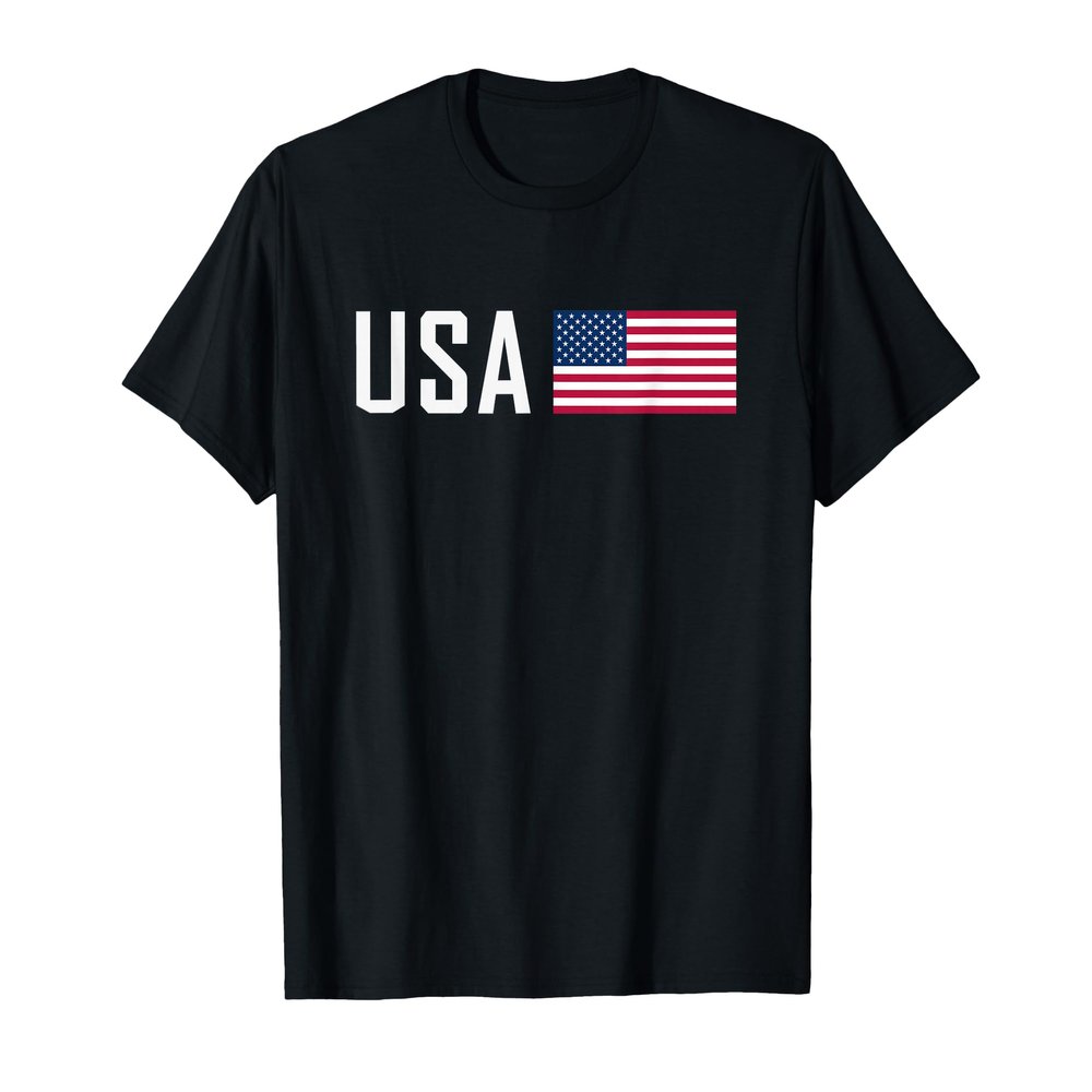 American Flag Cool Patriotic Men Women 4th of July USA Flag T-Shirt