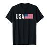American Flag Cool Patriotic Men Women 4th of July USA Flag T-Shirt view 1