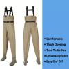 KPHYMOD Chest Waders Neoprene Duck Hunting Hip Waders for Men with Insulated Boot Waterproof Bootfoot Fishing Waders(Brown,10) view 3
