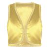 renvena Kids Boys Arabian Prince Vest Open Front Golden Dressy Waistcoat Halloween Fancy Outfits Yellow 16 view 1
