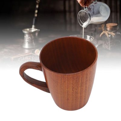 Gavigain Wooden Tea Coffee Mug,250ml Camping Cup Small Wooden Man Cup with Handle for Men Women Cool Drinking Outdoor Travel Wooden Cup, Gavigainwusxfytn8q