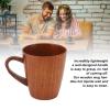 Gavigain Wooden Tea Coffee Mug,250ml Camping Cup Small Wooden Man Cup with Handle for Men Women Cool Drinking Outdoor Travel Wooden Cup, Gavigainwusxfytn8q view 2