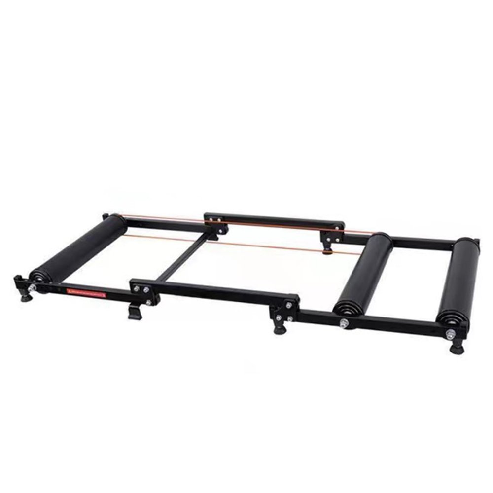 Hlixzoy Bicycle Telescopic Training Rack Folding Roller Mountain Bike Riding Platform Home Indoor Training Fitness Riding Rack,C