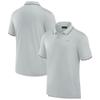 Fanatics Men's Gray Los Angeles Chargers Front Office Pique Polo view 1