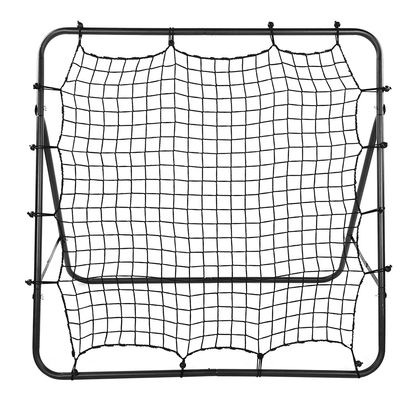PerGar Football Rebound Target Net, Steel Collapsible Football Rebound Target Net, Adjustable Soccer Bounce Goal Mesh, Shooting Assist Training Equipment