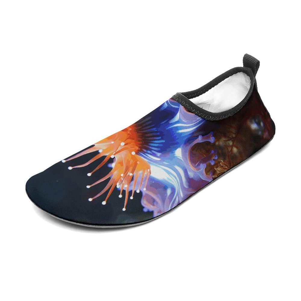 GHZWACKJ Water Shoes for Women Men Quick Dry Barefoot Shoes Nudibranch Sport Shoes Beach Aqua Socks for Hiking Swim Surf Yoga Sport 9/10women,7/8men