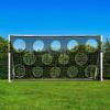 FORZA 12ft x 6ft Soccer Goal | All Weather uPVC Backyard Goals with Quick and Easy Assembly - Optional Training Ball, Target Sheet & Carry Bag (Goal and Target Sheet) view 1