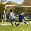 FORZA 12ft x 6ft Soccer Goal | All Weather uPVC Backyard Goals with Quick and Easy Assembly - Optional Training Ball, Target Sheet & Carry Bag (Goal and Target Sheet) view 3
