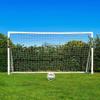 FORZA 12ft x 6ft Soccer Goal | All Weather uPVC Backyard Goals with Quick and Easy Assembly - Optional Training Ball, Target Sheet & Carry Bag (Goal and Ball) view 1
