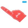 PATIKIL Giant Foam Finger 18 Inch, 4 Pcs Number 1 Foam Hand EVA Foam Finger Cheerleading for Sports Events Baseball Basketball Soccer Games, Red view 3
