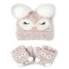 The Children's Place,Girls,Winter Hat and Mittens Cold Weather Set,Owl Set,8 Years,12 Years view 1