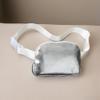 Amscan Stylish Silver Belt Bag - 8.5" x 10.5" (1 Pc.) - Perfect for Daily Use, Outdoor Activities, Gym Workouts, Running & More view 3
