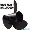 RAREELECTRICAL New Aluminum Propeller Is Compatible With Honda Mariner Mercury Nissan/Tohatsu 20-30 Hp By Part Numbers 21211310 R2-1013 Diameter 10.375" X 13" Pitch 3 Blades Right Hand Rotation view 2