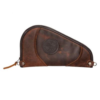 Duluth Pack Heritage Leather Medium Pistol Rug  Waxed Bison Leather, Microsuede-Lined, Zipper Closure  Made in USA