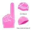 PATIKIL Giant Foam Finger 18 Inch, 4 Pcs Number 1 Foam Hand EVA Foam Finger Cheerleading for Sports Events Baseball Basketball Soccer Games, Rose Red view 4