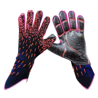 Sunicon Soccer Goalkeeper Gloves, Size 8,9,10 Latex Anti Slip Football Gloves Goalie Training Gloves with Strong Grips Palms Anti Slip and Breathable for Kids Boys (Size 9)