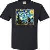 4T Black Toddler The Lost Original - Bigfoot Starry Night Van Gogh Toddler T-Shirt view 4