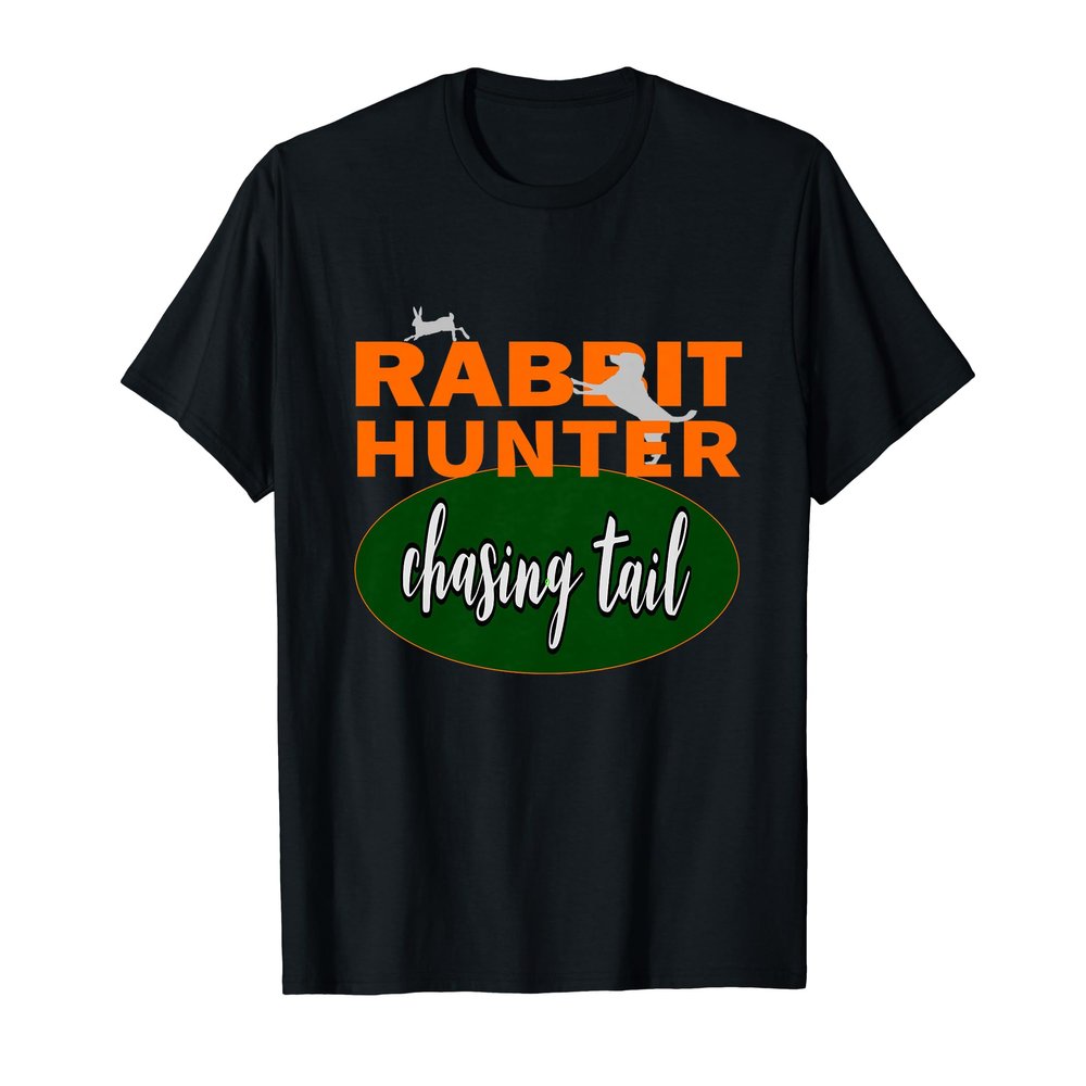 Rabbit Hunter Chasing Tail Beagle Hunting Cottontail T-Shirt