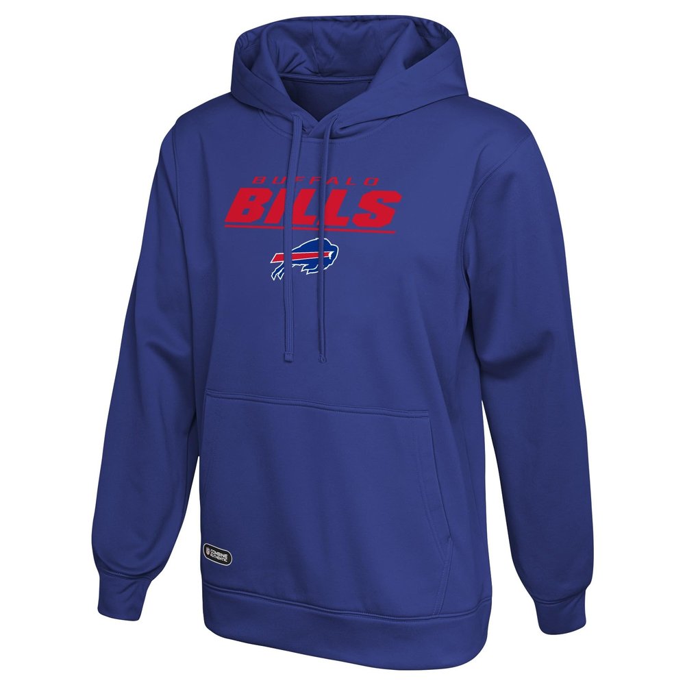 Outerstuff NFL Men's Stated Pullover Fleece Hoodie, Buffalo Bills, XX-Large Team Color