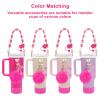 3tyto Stanley Cup Accessories Set Including 1 Pcs Water Bottle Handle Strap, 1 Pcs Siliocne Stanley Cup Boot, 1 Pcs Siliocne Straw Cover, 2 Pcs Stanley Charms for Stanley Cup 40oz & 30oz Tumbler view 2