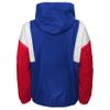 Outerstuff Los Angeles Clippers NBA Boys Youth (8-20) Postin Up Colorblock Windbreaker, Blue Large 14-16 view 2