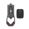 Heavy Duty Swivel Bike Wall Mount Bracket - Holds Up to 77 lbs - Adjustable Slotted Wheel Bay - Premium Materials - Folds Up When Not In Use - Hangs on any wall Indoor/Outdoor, Black/Red view 2