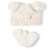 The Children's Place,Unisex Baby,and Toddler Winter Hat and Mittens Cold Weather Set,Pink Multi Pom Set,4 Years,5 Years view 1