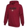 Outerstuff NFL Men's Stated Pullover Fleece Hoodie, San Francisco 49ers, XX-Large Team Color view 1