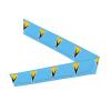 XZDHL Flag of Saint Lucia Sports Headband,is suitable wear during sports,offering a luxurious feel and can be worn reversed., Black view 2