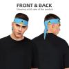 XZDHL Flag of Saint Lucia Sports Headband,is suitable wear during sports,offering a luxurious feel and can be worn reversed., Black view 3