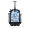 Boombah Rolling Superpack Baseball/Softball Gear Bag - BRSP2CMC23 Digital Camo Gray/Columbia Blue - Telescopic Handle - Holds 4 Bats - Wheeled Version view 2
