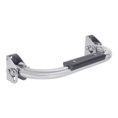 White Water 50730S 304 Stainless Steel Folding Footrest Bracket, 12-13/32" Center to Center,