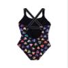 Gottex Girls Kids Toddler and Little Hearts Rainbow Print Colorful One Piece Swimsuit view 2