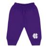 College Baby NCAA Officially Licensed Toddler Jogger Sweatpants, Holy Cross Logo, Purple, 2T view 1