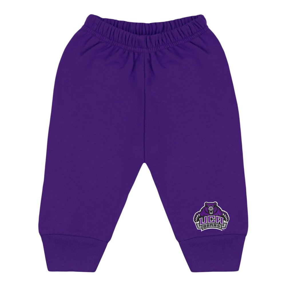College Baby NCAA Officially Licensed Toddler Jogger Sweatpants, Central Arkansas Logo, Purple, 4T