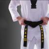 WXMYOZR Custom Embroidered Black Belt for Karate Martial Arts Taekwondo Judo, Width 2 inch Taekwondo Black Belt Customize Embroidery,126in/320cm view 2