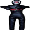 Minahil Sports Wrestling Jiu Jitsu MMA Grappling Dummy Punching Bag Karate Judo Martial Arts Training Throwing Boxing Practice Unfilled 6ft (Black, 6 Ft) view 1