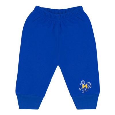 College Baby NCAA Officially Licensed Infant Jogger Sweatpants, McNeese State Logo, Royal, 3T