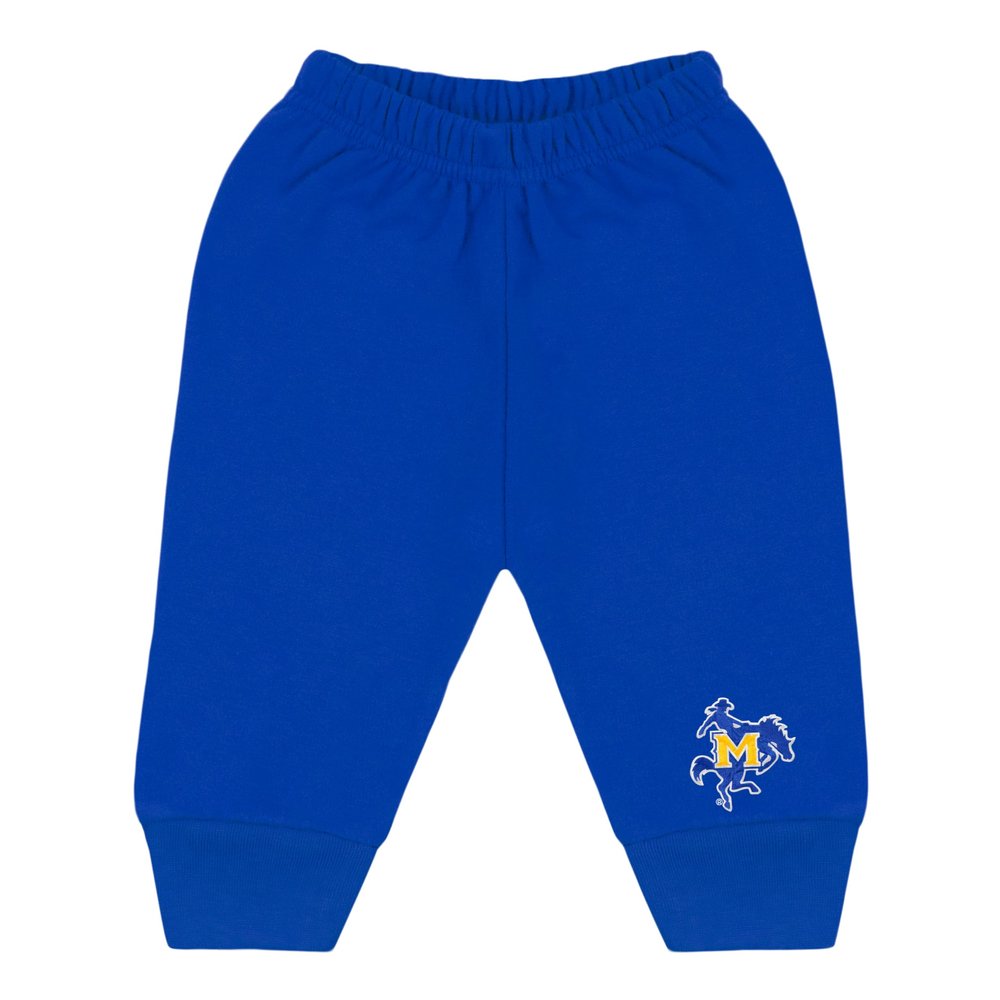 College Baby NCAA Officially Licensed Infant Jogger Sweatpants, McNeese State Logo, Royal, 3T