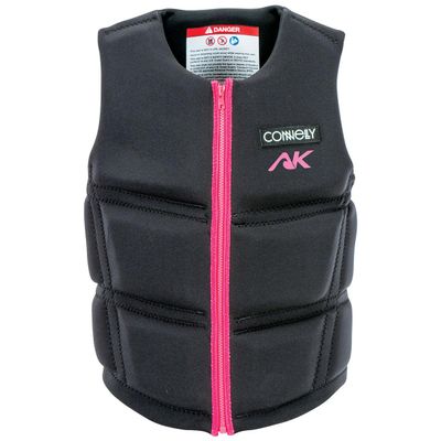 Connelly Women's AK Neoprene NCGA Impact Vest, Black/Pink (Large)