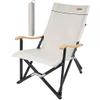 Camping Chair Outdoor Comfortable High Back Camp Chair, Lightweight and Foldable Sports Chair with Storage Bag, Load-Bearing 200kg/440.9lbs(Ivory White) view 1