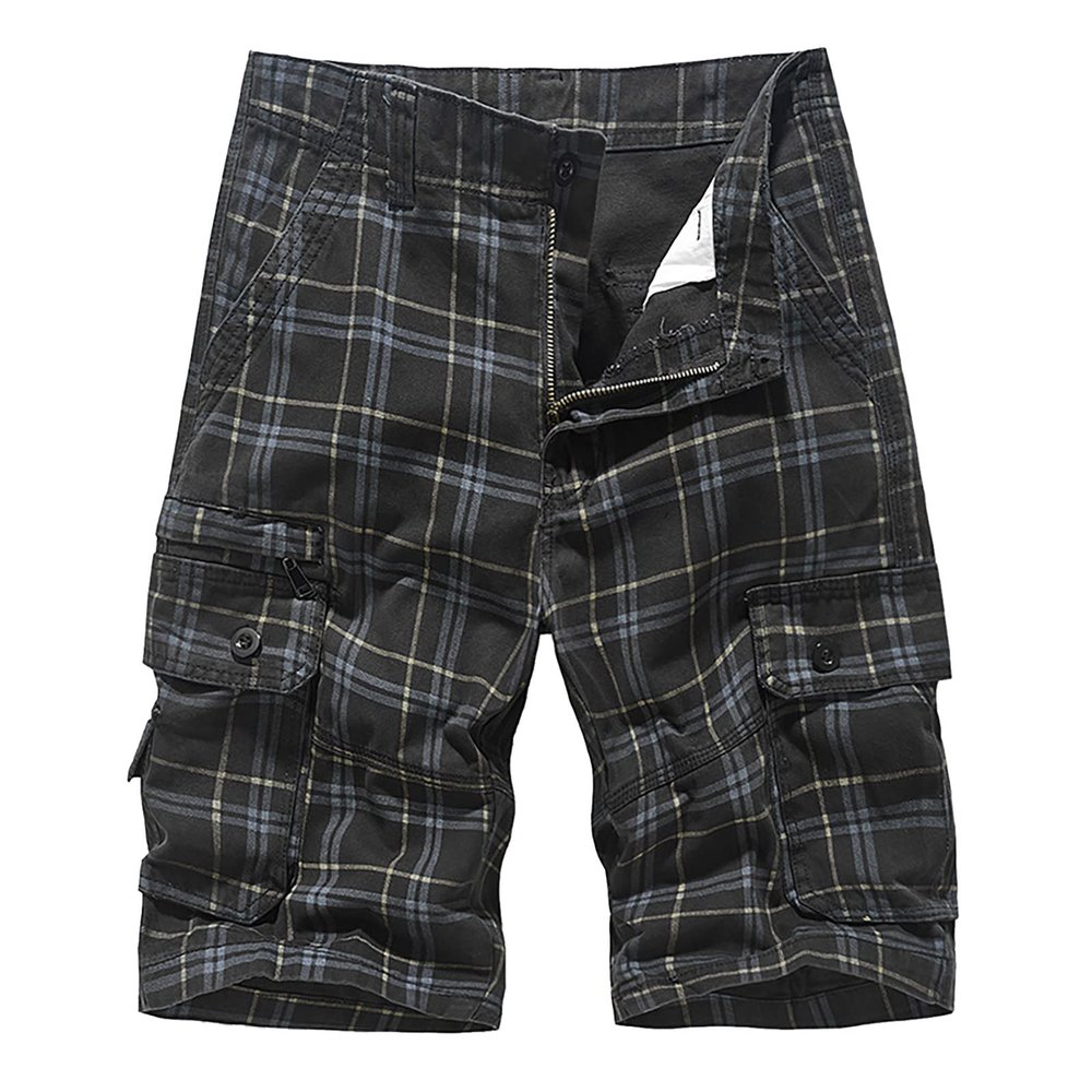 Day Today 2024 Mens Workout Shorts Cotton Mens Stretch Waist Cargo Shorts Pants para Gym 46 Waist Shorts Men Shirt Men's Joggers Pants Mens Black Jean