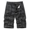 Day Today 2024 Mens Workout Shorts Cotton Mens Stretch Waist Cargo Shorts Pants para Gym 46 Waist Shorts Men Shirt Men's Joggers Pants Mens Black Jean view 1
