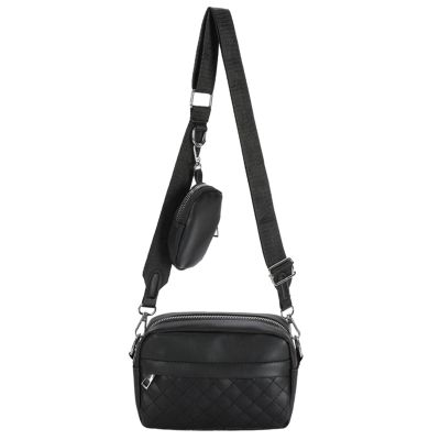 Raisbdsuiuy Crossbody Bag Solid Color Fashion Shoulder Bag Large Capacity Versatile Messenger Bag with Small Purse for Girl