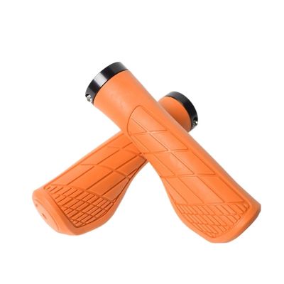 FCOZCTTD Bicycle Handle Comfortable Rubber MTB Bike Grip Ultralight Shock-absorbing Cycling Grips Waterproof Handles Bike Part(Orange), 781259